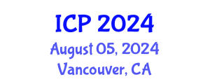 International Conference on Physics (ICP) August 05, 2024 - Vancouver, Canada