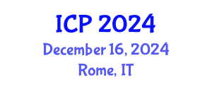 International Conference on Physics (ICP) December 16, 2024 - Rome, Italy