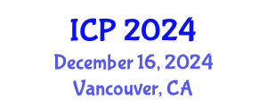 International Conference on Physics (ICP) December 16, 2024 - Vancouver, Canada