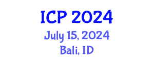 International Conference on Physics (ICP) July 15, 2024 - Bali, Indonesia