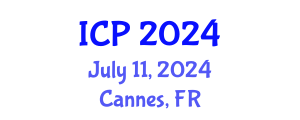 International Conference on Physics (ICP) July 11, 2024 - Cannes, France