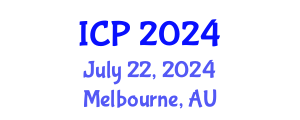 International Conference on Physics (ICP) July 22, 2024 - Melbourne, Australia