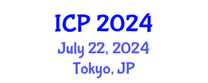 International Conference on Physics (ICP) July 22, 2024 - Tokyo, Japan