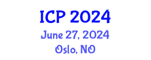 International Conference on Physics (ICP) June 27, 2024 - Oslo, Norway