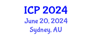 International Conference on Physics (ICP) June 20, 2024 - Sydney, Australia