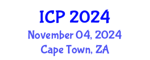 International Conference on Physics (ICP) November 04, 2024 - Cape Town, South Africa