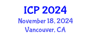 International Conference on Physics (ICP) November 18, 2024 - Vancouver, Canada