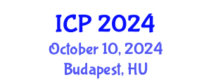 International Conference on Physics (ICP) October 10, 2024 - Budapest, Hungary