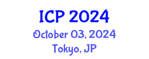 International Conference on Physics (ICP) October 03, 2024 - Tokyo, Japan