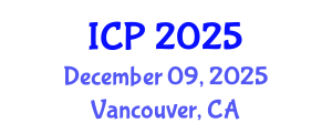 International Conference on Physics (ICP) December 09, 2025 - Vancouver, Canada