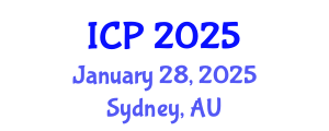 International Conference on Physics (ICP) January 28, 2025 - Sydney, Australia