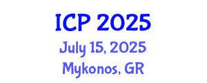 International Conference on Physics (ICP) July 15, 2025 - Mykonos, Greece