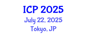 International Conference on Physics (ICP) July 22, 2025 - Tokyo, Japan