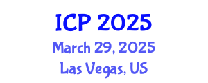 International Conference on Physics (ICP) March 29, 2025 - Las Vegas, United States