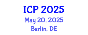International Conference on Physics (ICP) May 20, 2025 - Berlin, Germany