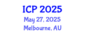 International Conference on Physics (ICP) May 27, 2025 - Melbourne, Australia