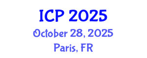 International Conference on Physics (ICP) October 28, 2025 - Paris, France