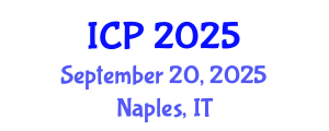 International Conference on Physics (ICP) September 20, 2025 - Naples, Italy