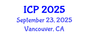 International Conference on Physics (ICP) September 23, 2025 - Vancouver, Canada