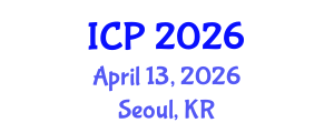 International Conference on Physics (ICP) April 13, 2026 - Seoul, Republic of Korea