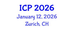 International Conference on Physics (ICP) January 12, 2026 - Zurich, Switzerland International Conference on Physics (ICP) January 12, 2026 - Zurich, Switzerland