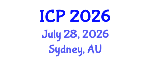 International Conference on Physics (ICP) July 28, 2026 - Sydney, Australia International Conference on Physics (ICP) July 28, 2026 - Sydney, Australia