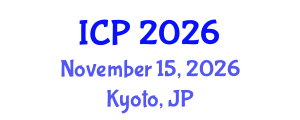 International Conference on Physics (ICP) November 15, 2026 - Kyoto, Japan
