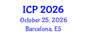 International Conference on Physics (ICP) October 25, 2026 - Barcelona, Spain