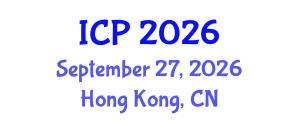 International Conference on Physics (ICP) September 27, 2026 - Hong Kong, China International Conference on Physics (ICP) September 27, 2026 - Hong Kong, China