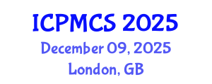 International Conference on Physics, Mathematics and Computer Science (ICPMCS) December 09, 2025 - London, United Kingdom