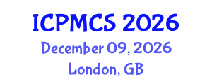 International Conference on Physics, Mathematics and Computer Science (ICPMCS) December 09, 2026 - London, United Kingdom