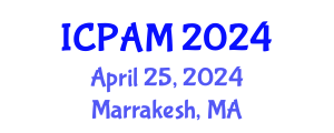 International Conference on Physics of Advanced Materials (ICPAM) April 25, 2024 - Marrakesh, Morocco