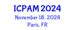 International Conference on Physics of Advanced Materials (ICPAM) November 18, 2024 - Paris, France