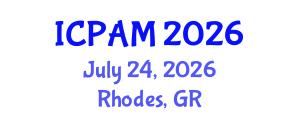 International Conference on Physics of Advanced Materials (ICPAM) July 24, 2026 - Rhodes, Greece