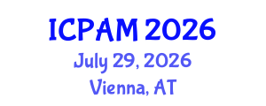 International Conference on Physics of Advanced Materials (ICPAM) July 29, 2026 - Vienna, Austria