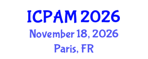 International Conference on Physics of Advanced Materials (ICPAM) November 18, 2026 - Paris, France