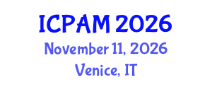 International Conference on Physics of Advanced Materials (ICPAM) November 11, 2026 - Venice, Italy