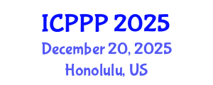 International Conference on Phytopathology and Plant Pathogens (ICPPP) December 20, 2025 - Honolulu, United States