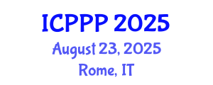 International Conference on Phytopathology and Plant Pathology (ICPPP) August 23, 2025 - Rome, Italy