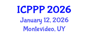 International Conference on Phytopathology and Plant Pathology (ICPPP) January 12, 2026 - Montevideo, Uruguay International Conference on Phytopathology and Plant Pathology (ICPPP) January 12, 2026 - Montevideo, Uruguay