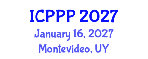 International Conference on Phytopathology and Plant Pathology (ICPPP) January 16, 2027 - Montevideo, Uruguay International Conference on Phytopathology and Plant Pathology (ICPPP) January 16, 2027 - Montevideo, Uruguay