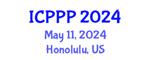 International Conference on Phytopathology and Plant Protection (ICPPP) May 11, 2024 - Honolulu, United States