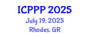 International Conference on Phytoremediation Processes and Phytotechnologies (ICPPP) July 19, 2025 - Rhodes, Greece