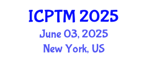 International Conference on Phytoremediation, Technologies and Methods (ICPTM) June 03, 2025 - New York, United States