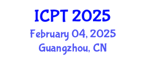 International Conference on Phytotechnology (ICPT) February 04, 2025 - Guangzhou, China
