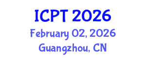 International Conference on Phytotechnology (ICPT) February 02, 2026 - Guangzhou, China International Conference on Phytotechnology (ICPT) February 02, 2026 - Guangzhou, China