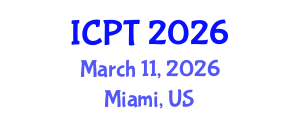International Conference on Phytotechnology (ICPT) March 11, 2026 - Miami, United States