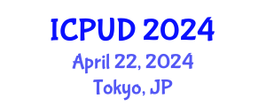 International Conference on Planning and Urban Design (ICPUD) April 22, 2024 - Tokyo, Japan