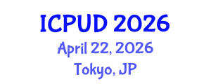 International Conference on Planning and Urban Design (ICPUD) April 22, 2026 - Tokyo, Japan