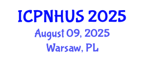 International Conference on Planning for Natural Hazards and Urban Strategies (ICPNHUS) August 09, 2025 - Warsaw, Poland